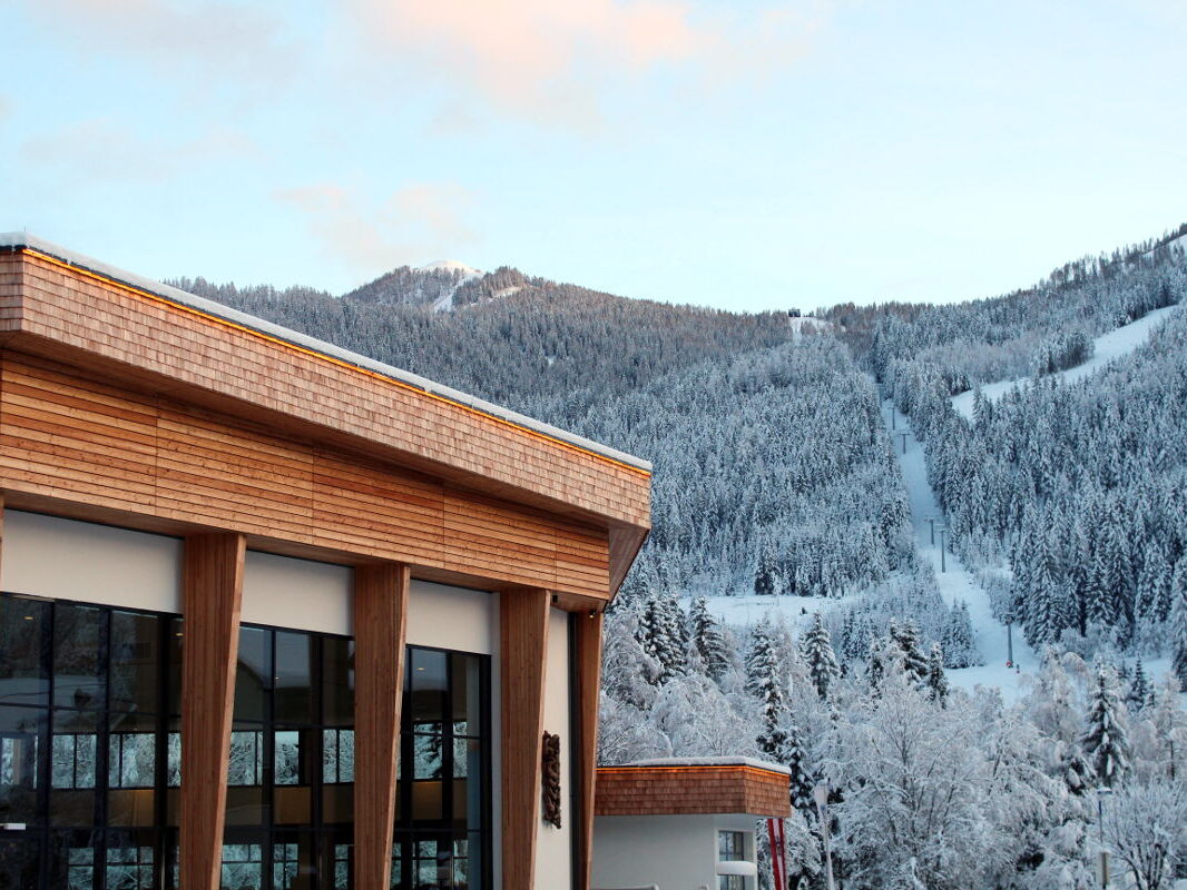 Pension Haus Maria Ausblick im Winter