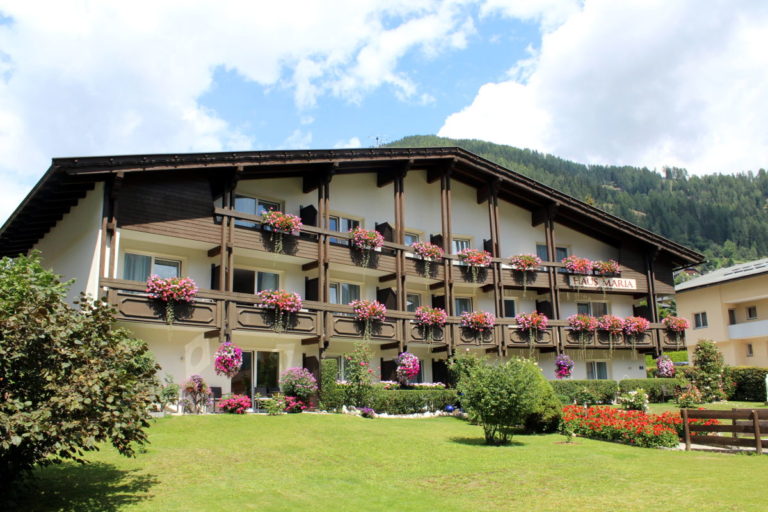 Pension Haus Maria Blick vom Garten