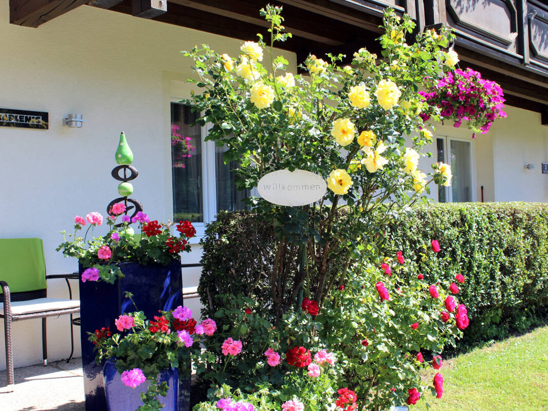 Pension Haus Maria Garten Sommer 2018